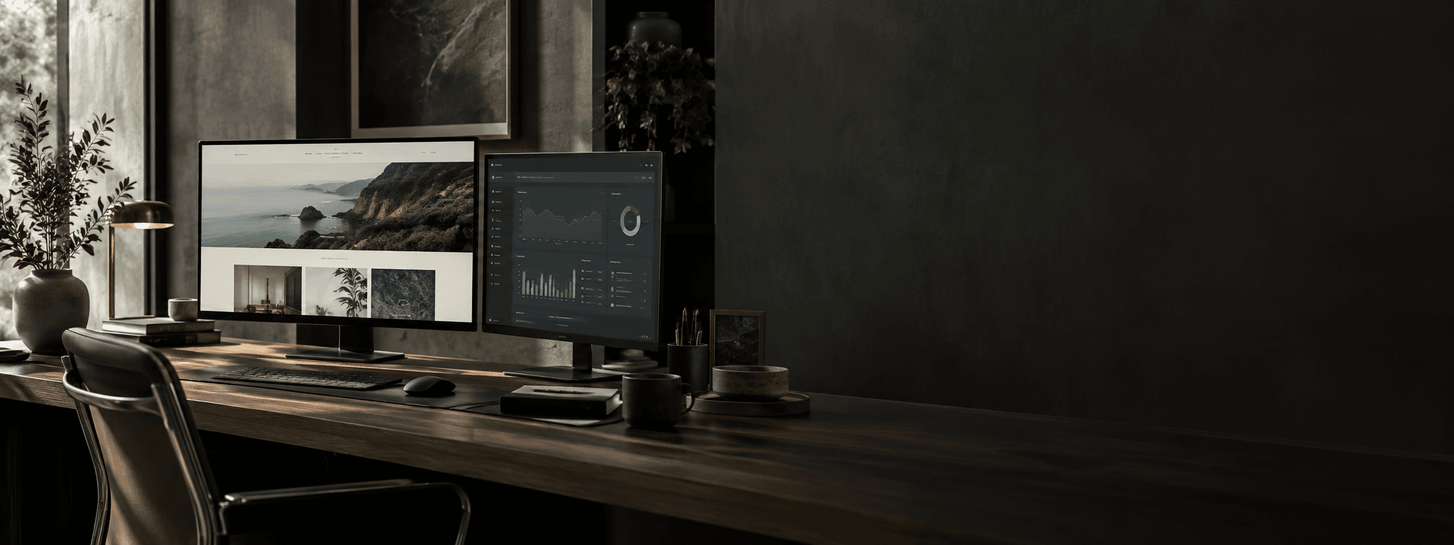 Website and SaaS product workspace