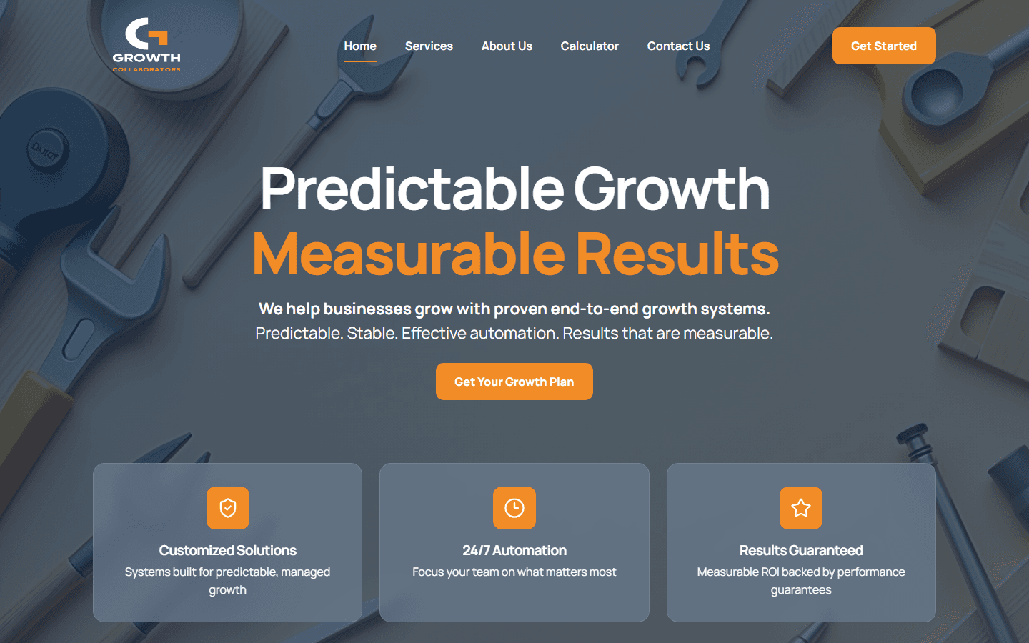 Growth Collaborators website preview
